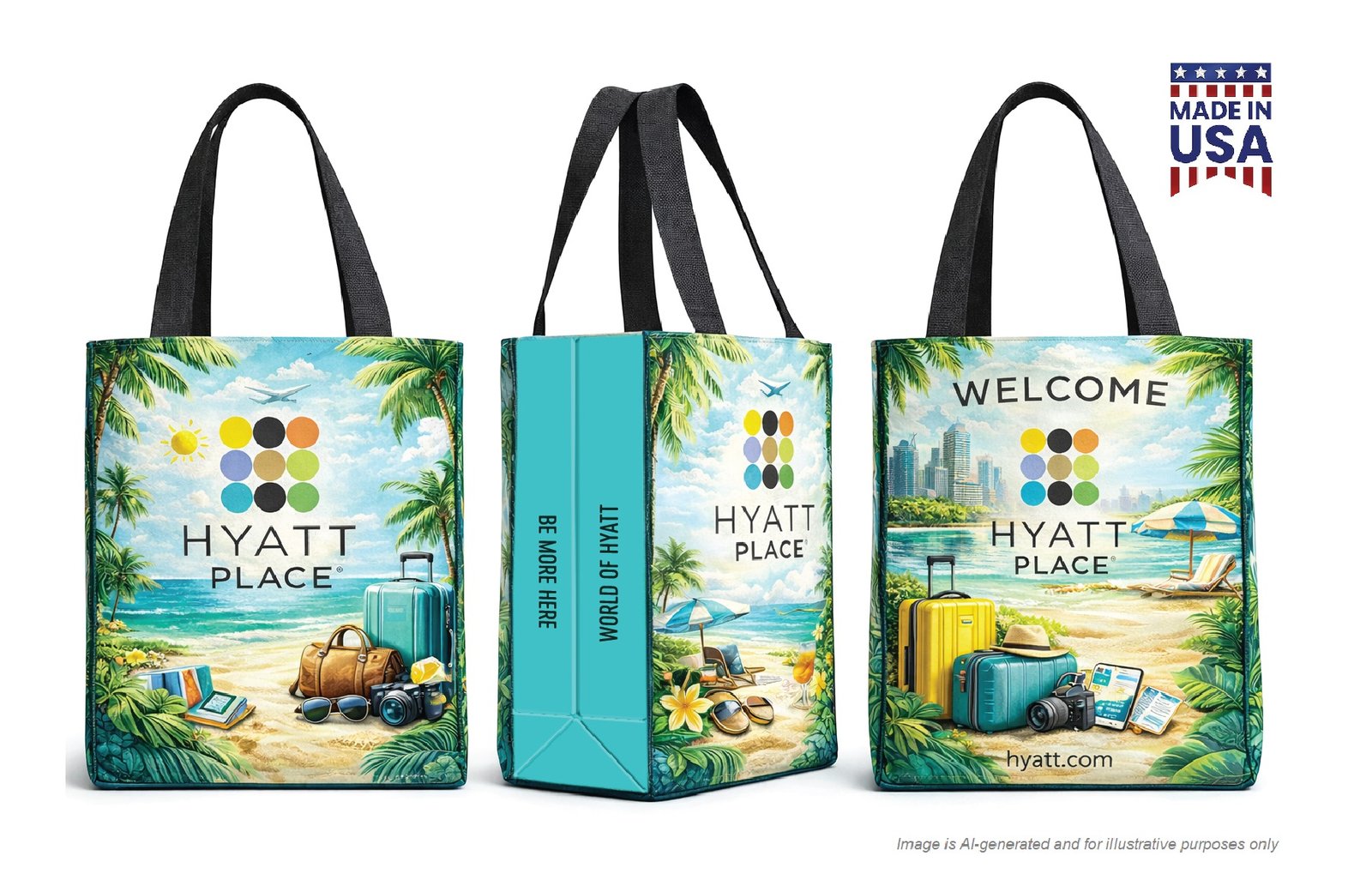ARUBA 12x8x13" TOTE BAG