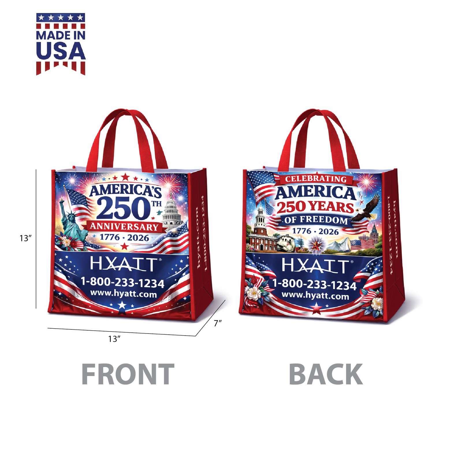 SAMOA 13x7x13" TOTE BAG